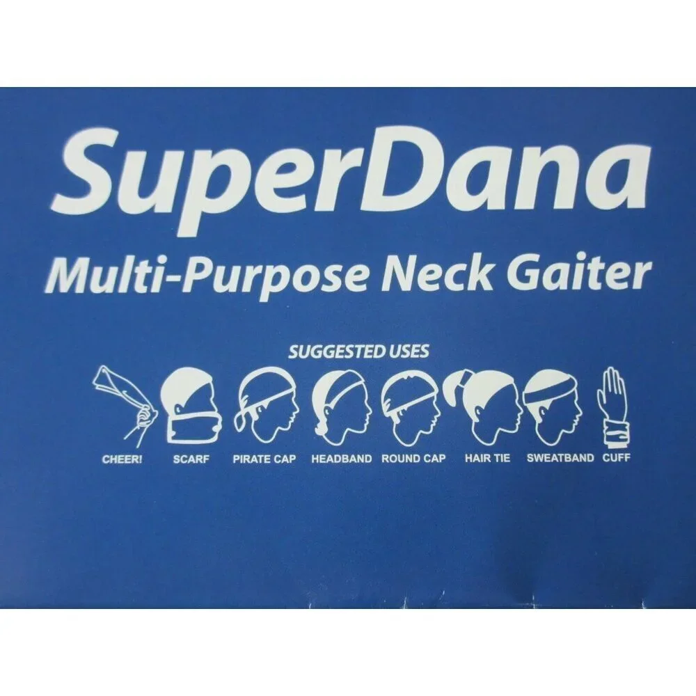 Louisiana State Tigers LSU NCAA Multi Purpose SuperDana Neck Gaiter Logo Scarf